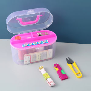 Portable Sewing Kit with Needles and Thread