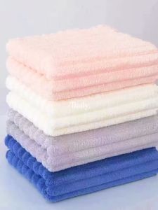 S&P（5163）ขนาด35x75ซม. ผ้าเช็ดหน้า เช็ดตัว ผ้าขนลายคลื่น หนา นุ่ม สำหรับเช็ดผม