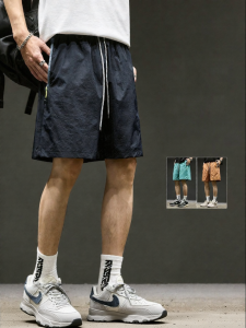 SZON | Lightweight Zippered Pockets Drawstring Sport Pants