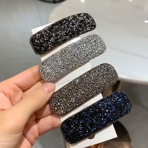 AIDA Korean Style Crystal Sequins Rhinestone Bangs Hair Clip 韩版气质水晶亮片水钻刘海夹