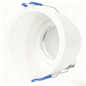 GU10 Spotlights Round Square Downlights for Ceilings Recessed Ceiling Lights Metal Frame GU10 Light Fitting with Lampholders
