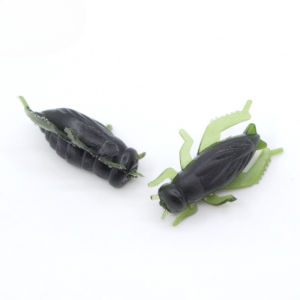 10pcs 2.5cmCricket Fishing Lures Artificial Soft Insect Bait Lightweight Grasshopper Floating Ocean Wobblers Silicone PescaBait