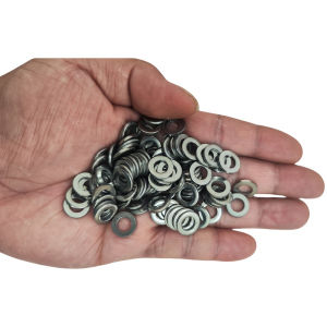 100/50pcs 304 Stainless Steel Flat Washers (M3 M4 M5 M6 M8 M10 M12) Suitable for Screws and Bolts