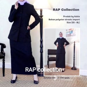 RAP - [Best seller] Setelan Blazer Hitam-Seragam Pemda-Seragam Kantor-Seragam Kerja