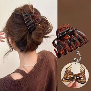 ที่คาดผมรูปฉลามขนาดใหญ่สไตล์เกาหลีสไตล์วินเทจสำหรับผู้หญิง