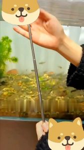 Vợt cá tép cảnh lưới 3D cán INOX gấp gọn (VUÔNG | TRÒN)