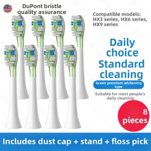 Philips Electric Toothbrush Head Replacement HX9302 HX939W HX9350 HX6063 Deep Cleaning Soft Adult Brush Head Oral Care Accessory
