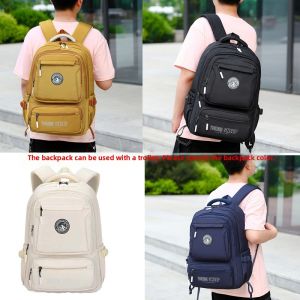 Durable Waterproof Multi-layer Large Capacity Rolling Backpack