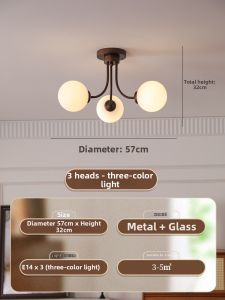 DIZAN | Retro Luxurious Vintage Living Room Chandelier