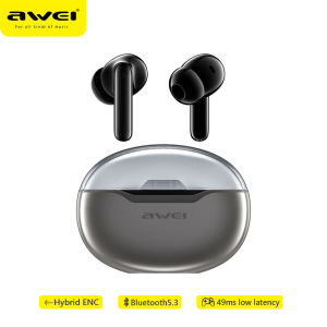 Awei S1 Ultra ENC Wireless Earphone Bluetooth 5.3 Noise Cancelling In Ear Earbuds with 4 Mic Deep Bass Stereo IPX6 Waterproof Sports Music Game Mode