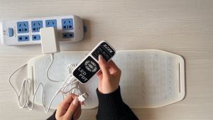 ZJZK Silicone Red Light Therapy Belt Led Infrared Lamp Body Pain Waist Relief Therapy Device With Timer For Muscles & Shoulder