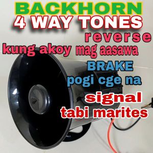 Reverse brake signal tones 12 and 24 volts easy install
