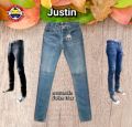 Justin,ขากระบอกเล็ก,เป้ากระดุม(ไม่ริมแดง)ลิขสิทธิ์แท้100%. 
