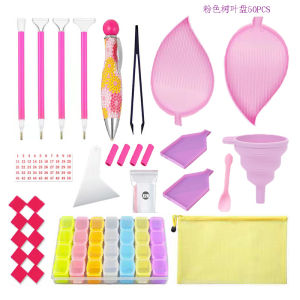 Diamond Painting Tool Quick Drill Pen Leaves Spot Drill Plate Gang Drill Drill Plate DIY Hand-Sticking Drill Pen Rhinestone Sets