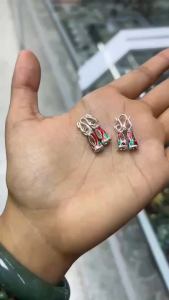 ชุดตะขอ งานลงยา มี2ไซส์