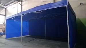 Tenda Lipat 3x6 Premium Lengkap Dinding Polos 3 Sisi