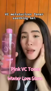【Buy 1 Take 1】FDA approved Vitamin C Toner + Pink Vitamin C Toner Essence Moisturizing Whitening Brightening Toner Containing Glutathione Deep Cleansing Softening Skin Shrinking Cores Daily Hydrating VC toner 500ml