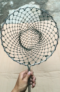 jaring serokan ikan super kuat /ring stainless padat /serok benang nylon /serok ikan besar