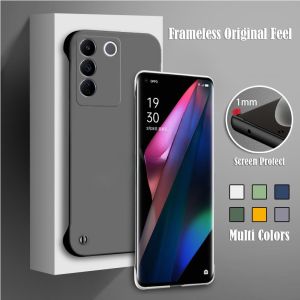 Case For Vivo V30Pro V30 Pro V 30 5G 2024 VivoV30 Hard PC Phone Casing Back Cover Shell Shockproof Bumper Frameless Ultra Thin No Frame Four Corner Enhance Skin Feel
