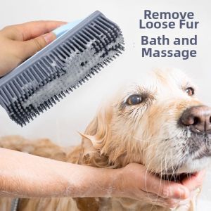 MOLIDA | Silicone Bath Brush For Large Dogs Massage & Cleaning Tool