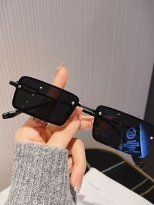 Men Sunglasses Rectangular Sunglasses Stylish Small Frame Fashion Style Super Cool Hipster Handsome Hip Hop Disco Jumping Glasses Women