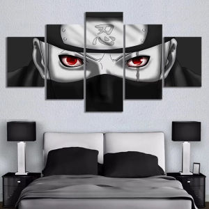 KAYOU | 5 Mảnh KAKASHI NARUTO Anime Vải In Hình Unframed Nghệ Thuật Kỹ Thuật Số Tranh Treo Tường Trẻ Em Trang Trí Phòng Phong Cách Cổ Điển Naruto Poster Quà Tặng
