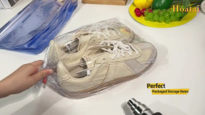 100pcs Pvc Heat Shrink Film Dust And Moisture Proof Sealed Storage Bag For Shoes Soap Book Etc