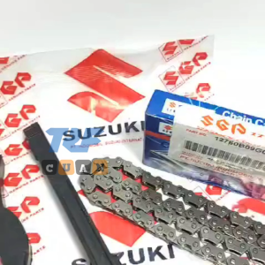 Paket Rantai Keteng Smash Lama Shogun 110 Titan Suzuki Tonjokan Setelan Karet Lidah Tensioner Smash