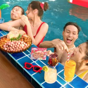 ตรา ส.ขอนแก่น 60 กรัม แหนมตุ้มจิ๋ว 25 ซอง/แพ็ค