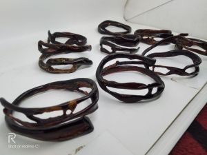 Gelang Akar Bahar Merah Mumer Combong Tembus Cahanya