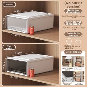 XUNHUAI | Plastic Transparent Organizer Drawers