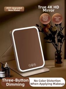 IMLUCKY | Portable Lighted Foldable Makeup Mirror