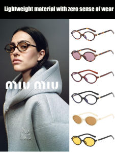 Womens Sunglasses Plain Glasses Flat Glasses Sunglasses Frame Retro Oval Small Frame Myopia Glasses Frame