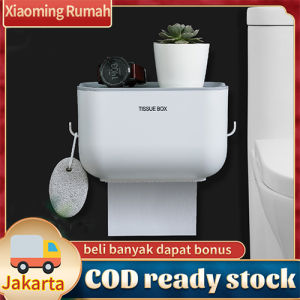 Kotak Tissue Gantung Toilet Tempat Tisu Box Toilet Organizer Laci Paper Box Dispenser Kamar Mandi