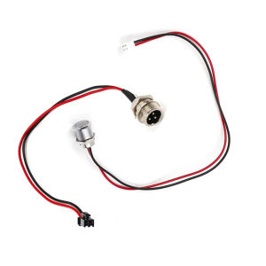 For Balancing Scooter Hoverboard 3 Pin/Prong 2 Wire Charging Port Replacement Practical Balance Car Parts