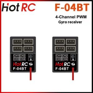 HOTRC F-04BT 2.4G 4CH 4 Channel PWM Receiver Gyro RX for Transmitter Remote Controller CT-4A CT-6B CT-8B Car Boat Tank Model