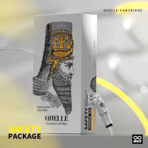 20pcs QUELLE Boutique Tattoo Cartridge Needles #10=0.30mm RL/RS/M1/RM(CM) Soft Rebound Membrane Body Art Needle Cartridges