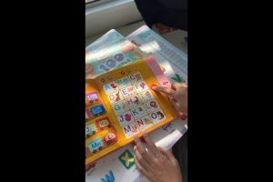 หนังสือมีเสียง Sound Book 3 ภาษา ก ไก่ ABC 123 และ 100 Animals