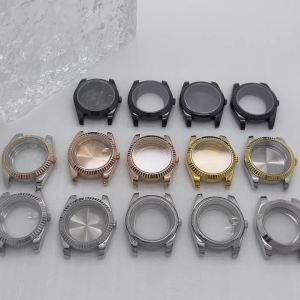 36/39mm Oyster Datejust Watch Case Sapphire Glass for Seiko NH35 NH36 NH38 Movement 28.5mm Dial For President Jubilee Bracelet