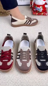 NW074 Sepatu Wanita Korea Trendy dan Casual Sneakers Sport Wanita