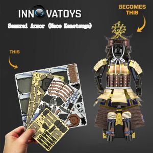 3D Three-Dimensional Metal DIY Assemble Model Japanese Armour Warrior Armor Ornaments Naoe Kanetsugu Armor