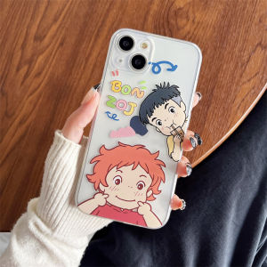 Ốp Lưng Silicon Trong Suốt Hình Cặp Đôi Hoạt Hình Cho Apple 14pro iPhone 12promax 16max/15 Chống Rơi Cho iPhone 8plus/11 13mini Mới Se3 Bảo Vệ