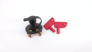 RYSJM | 300A 12V 24V Vehicle Cut Off Battery Main Kill Switch with Red 2Key Modify Isolator Disconnector for Truck Boat car Power Switch