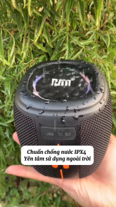 ( BẢN CAO CẤP ) Loa Bluetooth HM-805 Bass Căng Âm Thanh Siêu Trầm Có Đèn LED RGB Chống Nước Kết Nối Ổn Định - Bảo Hành Lỗi 1 Đổi 1