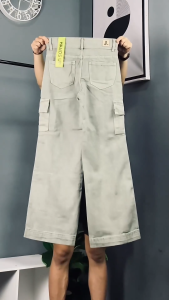 JINISO Loose Cargo Denim Jeans Pria 407