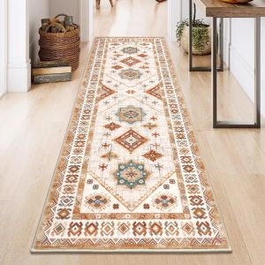 VIKAMA Bohemian Crystal Velvet Carpet Dirt Resistant And Easy To Care Hallway Full Carpeted Balcony Carpeted Home Decor