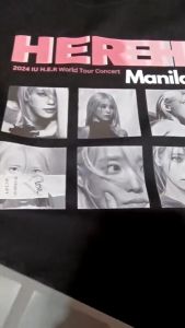 IU H.E.R Concert June 1 2024 Manila Limited Edition Round Neck Cotton T-Shirt (Her)