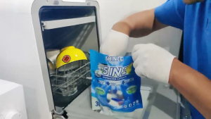 Shinec 5-in-1 Dishwasher Pods: 30 pcs Eco-Friendly Antibacterial Tablet Built-in Salt & Rinse Aid
