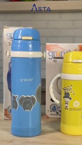 Tumbler Stainless Steel 304 Tahan Panas Dingin Grande Botol Minum Anak Food Grade
