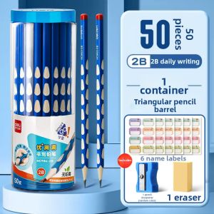 deli | Non-Toxic Grip Correction Pencils for Students 2B